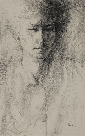 JOHN HOWARD GOULD  Hetty Crayon conté